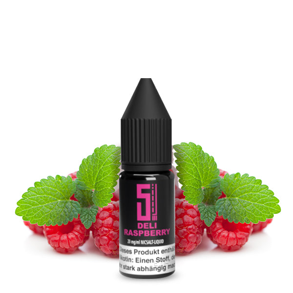 5EL Deli Raspberry Nikotinsalz Liquid