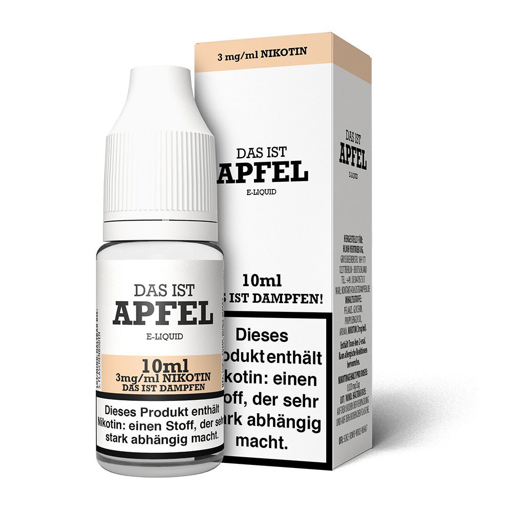 Das ist Dampfen Apfel Liquid