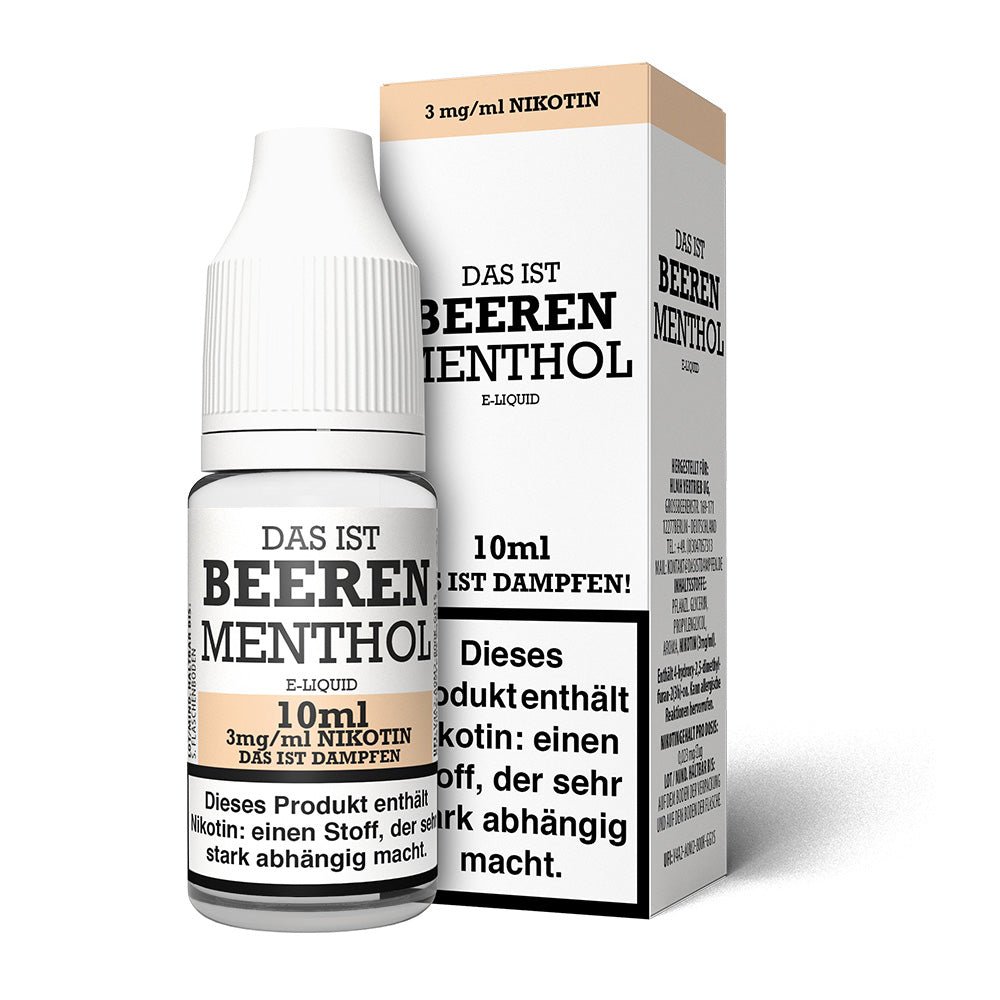 Das ist Dampfen Beeren Menthol Liquid