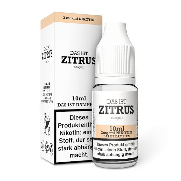 Das ist Dampfen Zitrus Liquid