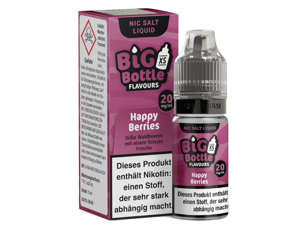 Big Bottle Happy Berries Nikotinsalz Liquid