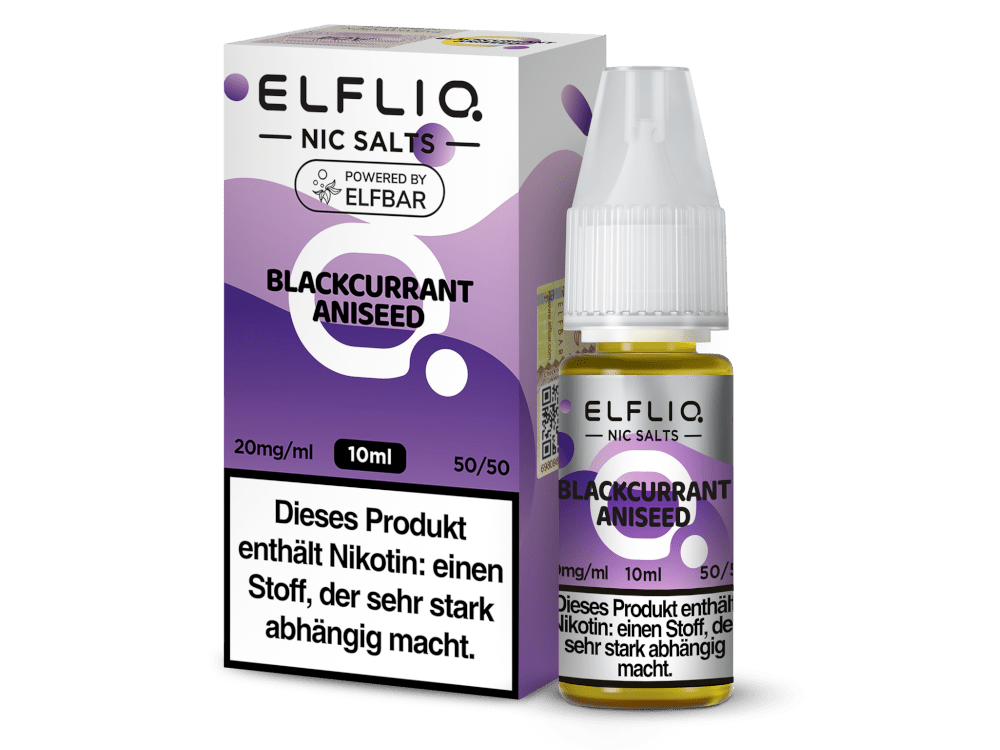 ELFLIQ Blackcurrant Aniseed Nikotinsalz Liquid