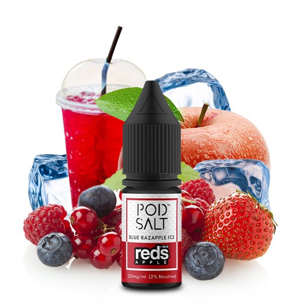 Pod Salt Fusion Reds Apple Blue Razapple Ice Nikotinsalz Liquid