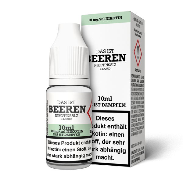 Das ist Dampfen Beeren Nikotinsalz Liquid