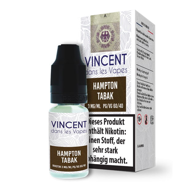 Vincent dans les Vapes Hampton Tabak Liquid