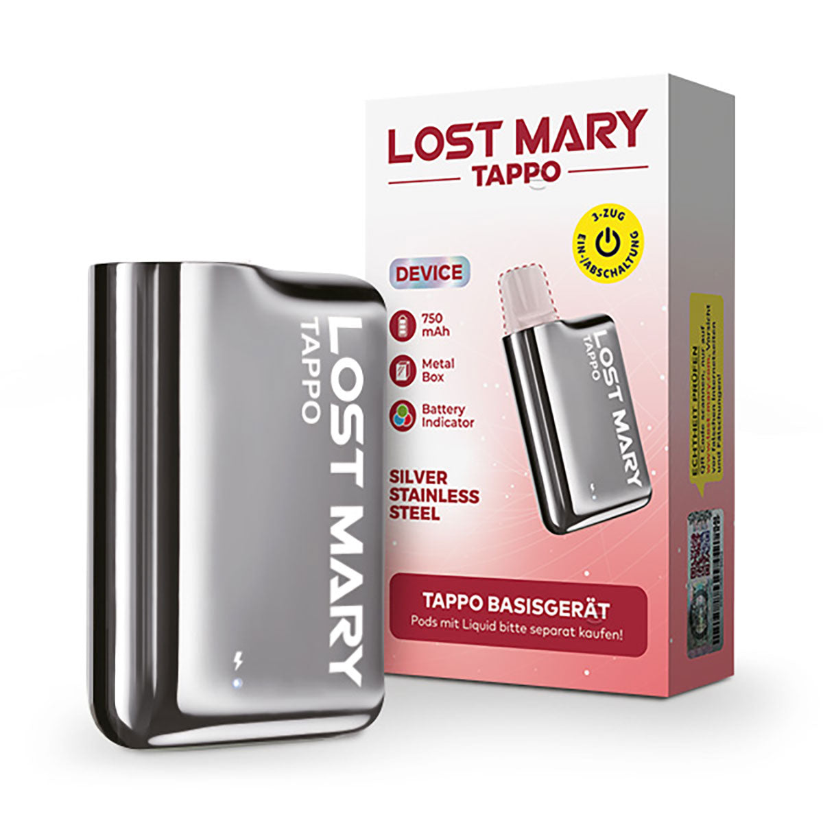 Lost Mary Tappo Akkuträger / Basisgerät