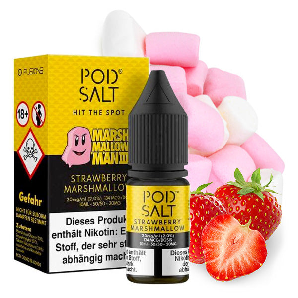 Pod Salt Fusion Strawberry Marshmallow Nikotinsalz Liquid