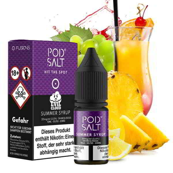 Pod Salt Fusion Summer Syrup Nikotinsalz Liquid