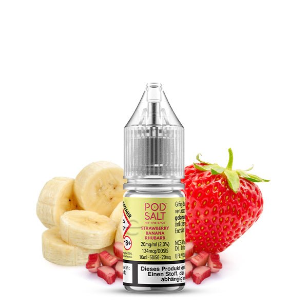 Pod Salt Xtra Strawberry Banana Rhubarb Nikotinsalz Liquid