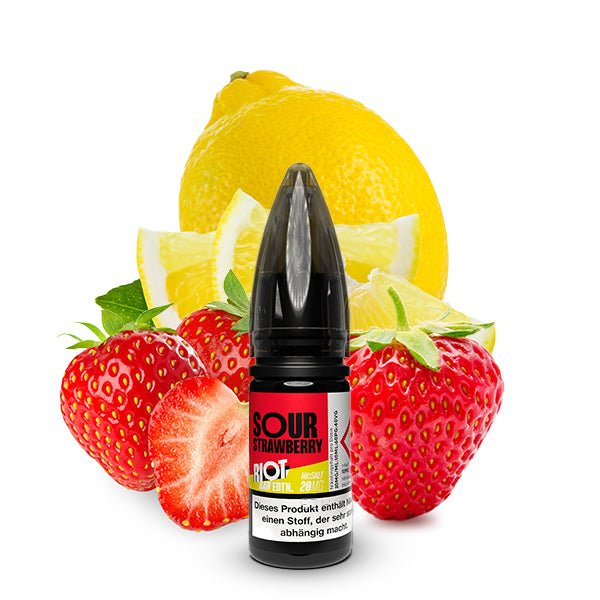 Riot Squad BAR EDTN Sour Strawberry Nikotinsalz Liquid